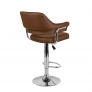 Барный стул Касл WX-2916 экокожа, коричневый