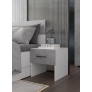 Спальный гарнитур Юнона, бетон/белый