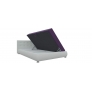Диван кровать тахта Рио (фиолетовый/белый) микровельвет экокожа - Изображение 2