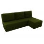 Угловой диван Поло (микровельвет зеленый) - Изображение 1