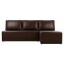 Угловой диван Поло (экокожа коричневый) - Изображение 2