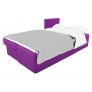 Угловой диван Поло (микровельвет фиолетовый) - Изображение 1