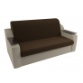 Прямой диван Сенатор (коричневый\бежевый) микровельвет - Изображение 5
