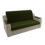 Прямой диван Сенатор (зеленый\бежевый) микровельвет - Изображение 1