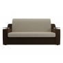 Прямой диван Сенатор (бежевый\коричневый) микровельвет - Изображение 2
