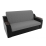 Прямой диван Сенатор (серый/черный) рогожка - Изображение 4