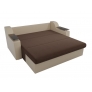 Прямой диван Сенатор (коричневый\бежевый) рогожка - Изображение 5