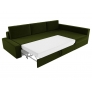 Угловой диван Версаль (вельвет зеленый)