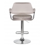 Барный стул 5019-LM CHARLY серый велюр