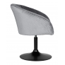 Кресло дизайнерское EDISON BLACK LM-8600 (серый велюр) - Изображение 1