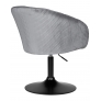 Кресло дизайнерское EDISON BLACK LM-8600 (серый велюр) - Изображение 3