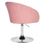 Кресло дизайнерское EDISON LM-8600 (розовый велюр) - Изображение 3