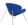 Кресло дизайнерское EMILY LMO-72 синяя ткань - Изображение 3