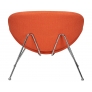 Кресло дизайнерское EMILY LMO-72 оранжевая ткань - Изображение 3