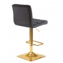 Барный стул LM-5016 GOLDY черный велюр - Изображение 3