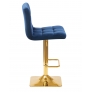Барный стул LM-5016 GOLDY синий велюр - Изображение 2