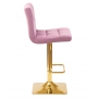 Барный стул LM-5016 GOLDY пудрово-сиреневый велюр - Изображение 1