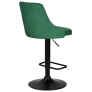 Барный стул LM-5021 BLACK BASE зеленый велюр - Изображение 2