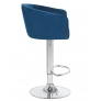 Барный стул LM-5025 DARSY синий велюр - Изображение 1
