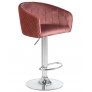 Барный стул LM-5025 DARSY бронзово-розовый велюр - Изображение 4