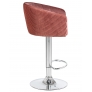Барный стул LM-5025 DARSY бронзово-розовый велюр - Изображение 2