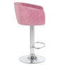 Барный стул LM-5025 DARSY розовый велюр - Изображение 3