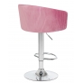 Барный стул LM-5025 DARSY розовый велюр - Изображение 4