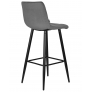 Барный стул LML-8078 NICOLE темно-серый велюр - Изображение 3