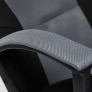 Кресло DRIVER ткань, черный/серый