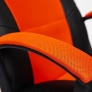 Кресло DRIVER кож/зам/ткань, черный/оранжевый - Изображение 2