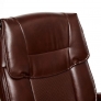 Кресло OREON кож/зам, коричневый/коричневый перф.