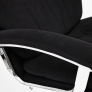 Кресло SOFTY LUX флок, черный, 35