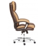 Кресло GRAND кож/зам/ткань, коричневый/бронзовый, 36-36/21 - Изображение 2