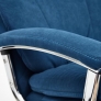 Кресло SOFTY LUX флок, синий, 32
