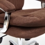 Кресло SOFTY LUX флок, коричневый, 6