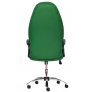 Кресло BOSS (хром) кож/зам, зеленый перфорированный - Изображение 3