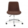Кресло STYLE флок, коричневый, 6 - Изображение 1