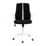 Кресло LITE белый, ткань, черный, 54