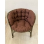 Подушка на кресло «Багама» полная коричневая