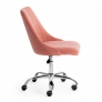 Кресло SWAN (флок, розовый, 137)