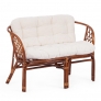 Комплект для отдыха "BAHAMA"(диван + 2 кресла + стол со стеклом ) coco brown - Изображение 4