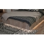 Кровать Джулия МИ 1600 без ламелей (Крафт серый)
