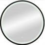 Зеркало с LED подсветкой Style Black d 600